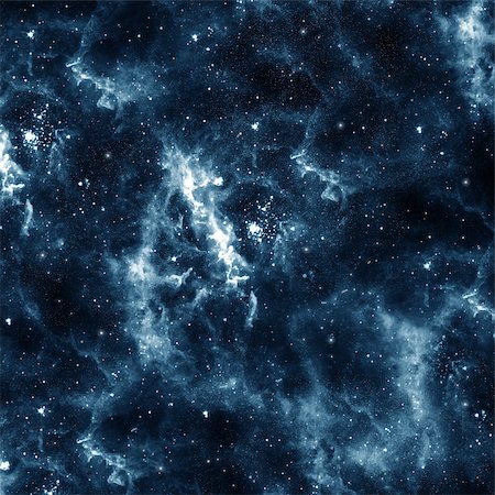 Starry night sky. Galaxy as a nebula. Blue colorization. Stock Photo - Budget Royalty-Free & Subscription, Code: 400-07614138