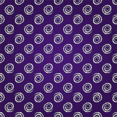 Dark Purple Geometric Seamless Pattern with Spiral Element. Vector Background Stock Photo - Budget Royalty-Free & Subscription, Code: 400-07614879