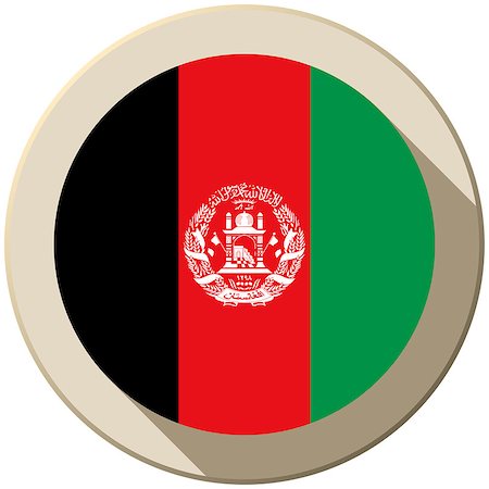 simsearch:400-04724192,k - Vector - Afghanistan Flag Button Icon Modern Stock Photo - Budget Royalty-Free & Subscription, Code: 400-07614955