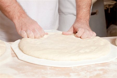 simsearch:400-07615342,k - Professional Bakery - Baker Working with Dough. Stock Photo - Budget Royalty-Free & Subscription, Code: 400-07615337