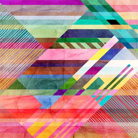 pattern art colorful - colorful abstract colorful background of geometric elements Stock Photo - Budget Royalty-Free & Subscription, Code: 400-07616543