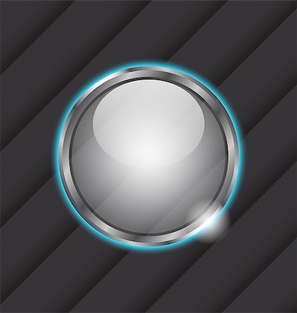 simsearch:400-06356340,k - Illustration glass ball as vector speech bubble - vector Foto de stock - Super Valor sin royalties y Suscripción, Código: 400-07616664