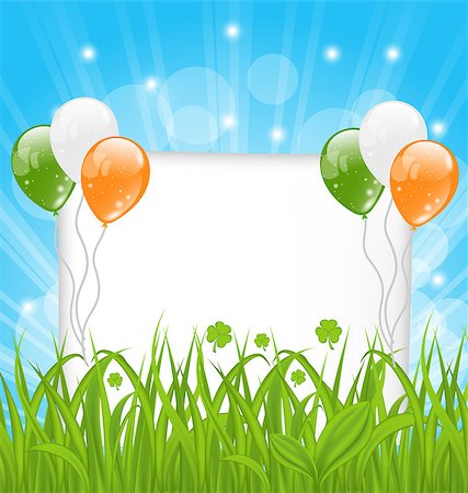 simsearch:400-07303639,k - Illustration happy St Patricks day celebration card - vector Photographie de stock - Aubaine LD & Abonnement, Code: 400-07616693