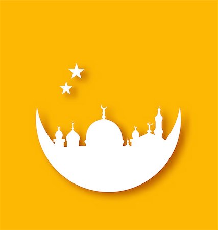 Illustration Islamic holiday background, Ramadan Kareem - vector Stock Photo - Budget Royalty-Free & Subscription, Code: 400-07616723