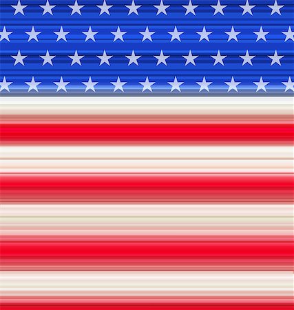 simsearch:400-07626725,k - Illustration abstract American Flag for Independence Day - vector Photographie de stock - Aubaine LD & Abonnement, Code: 400-07616757