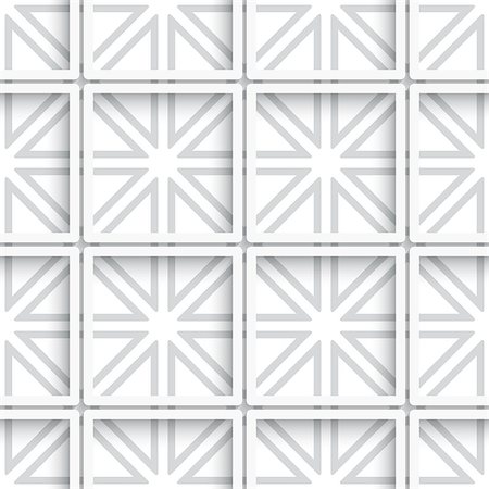 simsearch:400-07616809,k - Seamless abstract background of white layered 3d net with realistic shadow and cut out of paper effect. Stock Photo - Budget Royalty-Free & Subscription, Code: 400-07616802