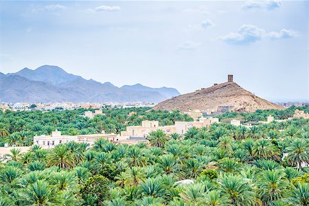 Image of a view from Birkat al mud in Oman Foto de stock - Super Valor sin royalties y Suscripción, Código: 400-07618466