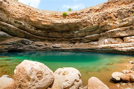 simsearch:400-07837352,k - Picture of the Bimmah sinkhole in Oman Stock Photo - Budget Royalty-Free & Subscription, Code: 400-07618481