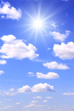 simsearch:400-08960149,k - White clouds in the blue sky Foto de stock - Super Valor sin royalties y Suscripción, Código: 400-07618786