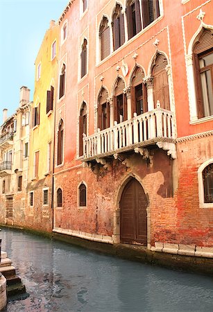 simsearch:400-05159849,k - Venice street, Italy. Summer day Stock Photo - Budget Royalty-Free & Subscription, Code: 400-07618787