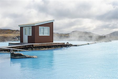 Myvatn nature baths also called Jardbodin bathing lagoon Photographie de stock - Aubaine LD & Abonnement, Code: 400-07618907