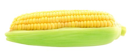 simsearch:824-07310382,k - ear of corn isolated on a white background (with clipping work path) Stockbilder - Microstock & Abonnement, Bildnummer: 400-07613353