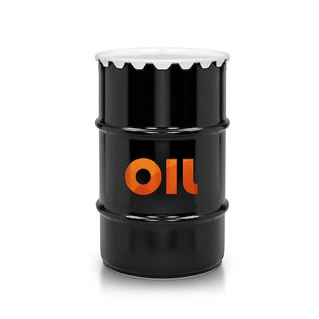 Oil and Petroleum Barrel on white isolated background.  (with clipping work path) Stock Photo - Budget Royalty-Free & Subscription, Code: 400-07613536