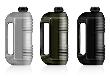 simsearch:400-07301125,k - White, gray, black plastic gallon, jerry can  isolated on a white background.  (with clipping work path) Stockbilder - Microstock & Abonnement, Bildnummer: 400-07613548