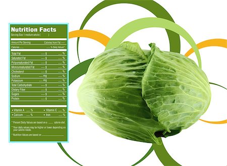 simsearch:400-05272635,k - Creative Design for fruit and vegetables with Nutrition facts label. Stock Photo - Budget Royalty-Free & Subscription, Code: 400-07613637