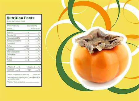 simsearch:400-07613657,k - Creative Design for fruit and vegetables with Nutrition facts label. Stock Photo - Budget Royalty-Free & Subscription, Code: 400-07613646