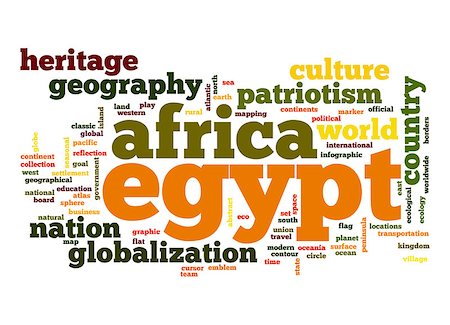 egypt market - Egypt word cloud Foto de stock - Super Valor sin royalties y Suscripción, Código: 400-07624599