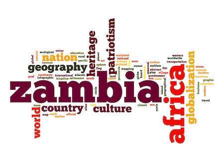 Zambia word cloud Stock Photo - Budget Royalty-Free & Subscription, Code: 400-07624664