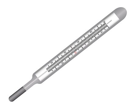 thermometer for body temperature on a white background Photographie de stock - Aubaine LD & Abonnement, Code: 400-07624869