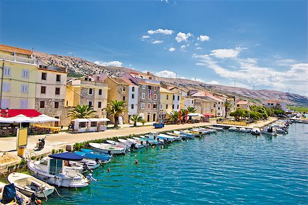 simsearch:400-07633210,k - Town of Pag colorful waterfront, Dalmatia, Croatia Stock Photo - Budget Royalty-Free & Subscription, Code: 400-07625417