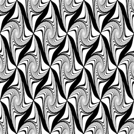 simsearch:400-08050050,k - Design seamless monochrome decorative pattern. Abstract waving lines background. Speckled texture. Vector art Stockbilder - Microstock & Abonnement, Bildnummer: 400-07625997