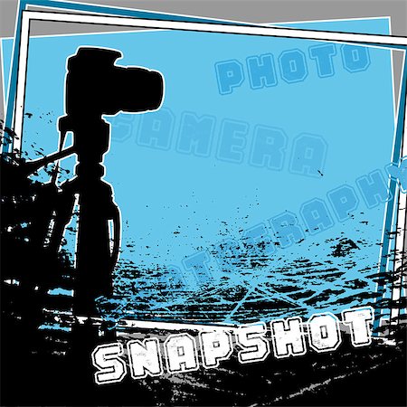 simsearch:400-07518893,k - photo camera, this illustration can be used for your design Foto de stock - Royalty-Free Super Valor e Assinatura, Número: 400-07626034