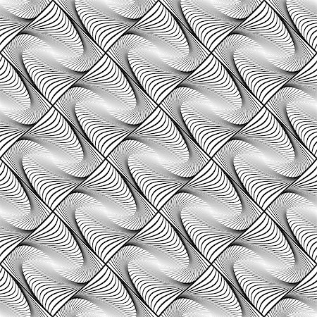 simsearch:400-07676348,k - Design seamless wave geometric pattern. Abstract monochrome decorative background. Speckled texture. Vector art Stock Photo - Budget Royalty-Free & Subscription, Code: 400-07626391