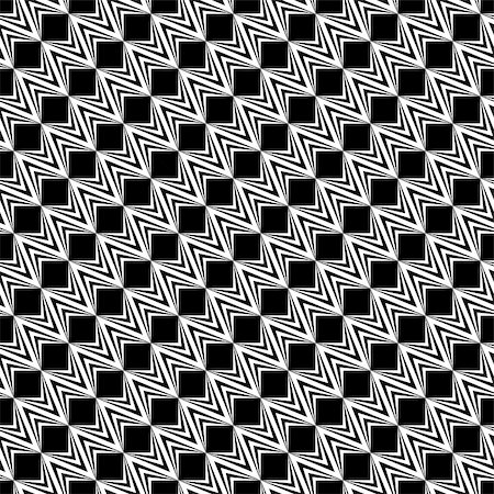 simsearch:400-07518662,k - Design seamless diagonal geometric zigzag pattern. Abstract monochrome decorative background. Vector art Fotografie stock - Microstock e Abbonamento, Codice: 400-07626393