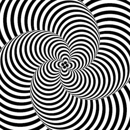 simsearch:400-07551581,k - Design monochrome whirlpool motion illusion background. Abstract striped distortion backdrop. Vector-art illustration Foto de stock - Royalty-Free Super Valor e Assinatura, Número: 400-07626412