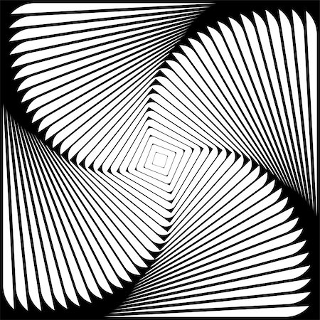 simsearch:400-07717373,k - Design whirlpool movement illusion background. Abstract square distortion geometric backdrop. Spider web texture. Vector-art illustration Foto de stock - Super Valor sin royalties y Suscripción, Código: 400-07626488