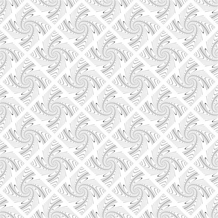 simsearch:400-07676348,k - Design seamless vortex movement strip geometric pattern. Abstract monochrome waving lines background. Speckled texture. Vector art Stock Photo - Budget Royalty-Free & Subscription, Code: 400-07626505