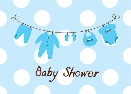 simsearch:400-04863836,k - vector baby shower card Stock Photo - Budget Royalty-Free & Subscription, Code: 400-07627700