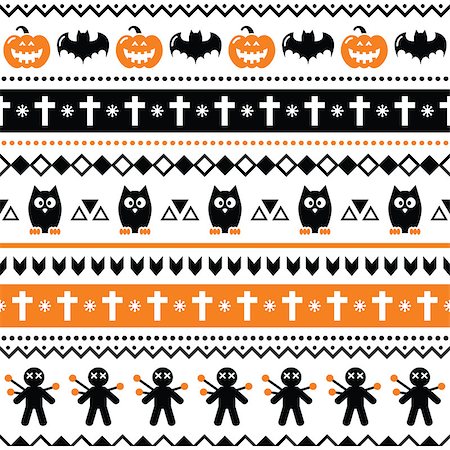 Black and orange repetitive background for Halloween on white Foto de stock - Royalty-Free Super Valor e Assinatura, Número: 400-07627759