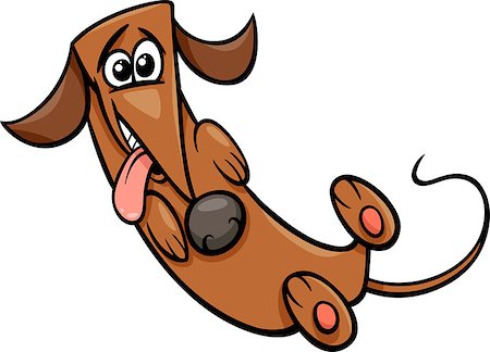 simsearch:400-07832657,k - Cartoon Illustration of Cute Happy Dog Foto de stock - Royalty-Free Super Valor e Assinatura, Número: 400-07627802