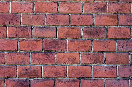 old wall made of red brick texture background Stock Photo - Budget Royalty-Free & Subscription, Code: 400-07628073
