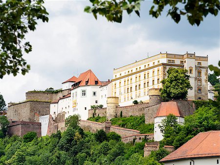 passau - Image of Veste Oberaus in Passau, Germany Stock Photo - Budget Royalty-Free & Subscription, Code: 400-07628326