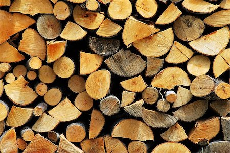 simsearch:400-05736665,k - Stacked fire wood Fotografie stock - Microstock e Abbonamento, Codice: 400-07628541