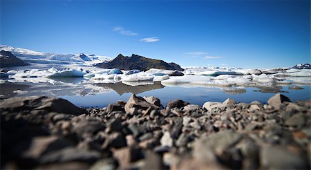 Fjallsarlon, glacier iceberg lagoon in Vatnajokull National Park, Iceland Stock Photo - Budget Royalty-Free & Subscription, Code: 400-07629297