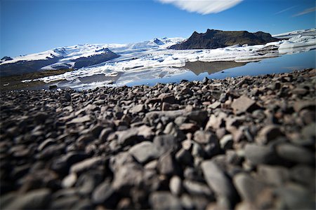 Fjallsarlon, glacier iceberg lagoon in Vatnajokull National Park, Iceland Stock Photo - Budget Royalty-Free & Subscription, Code: 400-07629292