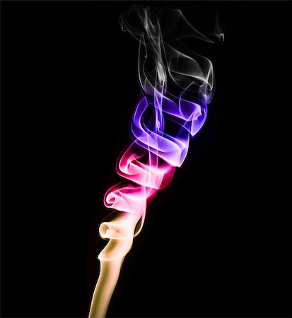 Smoke on black Fotografie stock - Microstock e Abbonamento, Codice: 400-07629407