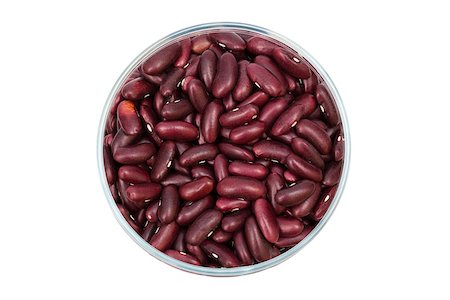 beans in a glass jar on white background Fotografie stock - Microstock e Abbonamento, Codice: 400-07620420