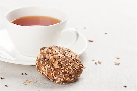 Cookies and cup of tea Stock Photo - Budget Royalty-Free & Subscription, Code: 400-07620745