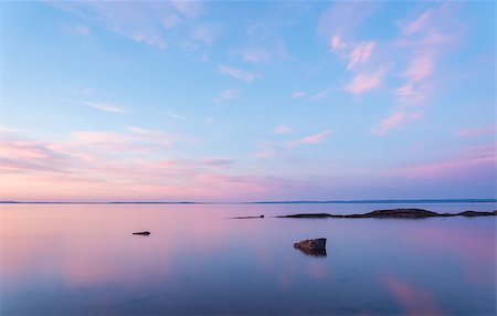 Beach at dawn (Blomidon Provincial Park, Nova Scotia, Canada) Photographie de stock - Aubaine LD & Abonnement, Code: 400-07621358