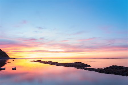 Beach at dawn (Blomidon Provincial Park, Nova Scotia, Canada) Photographie de stock - Aubaine LD & Abonnement, Code: 400-07621359