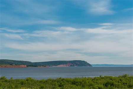 simsearch:400-04583765,k - Blomidon cliffs (Blomidon Provincial Park, Nova Scotia, Canada) Foto de stock - Super Valor sin royalties y Suscripción, Código: 400-07621626