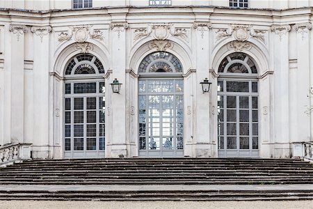 simsearch:400-05701901,k - Stupinigi, Italy. Detail of the Palazzina di Stupinigi exterior, Royal residence since to 1946. Fotografie stock - Microstock e Abbonamento, Codice: 400-07621998