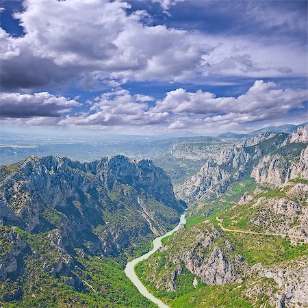 simsearch:400-07570603,k - Verdon gorge. Provence. France. Stock Photo - Budget Royalty-Free & Subscription, Code: 400-07622570
