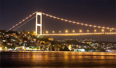 evrenkalinbacak (artist) - Fatih Sultan Mehmet Bridge in Istanbul City Stockbilder - Microstock & Abonnement, Bildnummer: 400-07623965