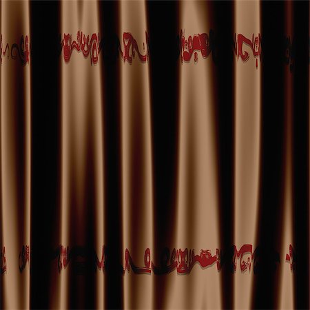 simsearch:400-04403800,k - Curtain of brown color with abstract pattern background. Photographie de stock - Aubaine LD & Abonnement, Code: 400-07634545