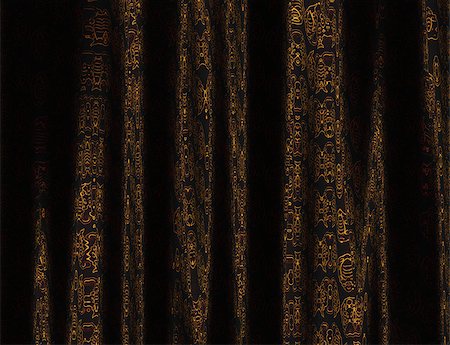 simsearch:400-07308316,k - Curtain of brown color with abstract pattern background. Stock Photo - Budget Royalty-Free & Subscription, Code: 400-07634540